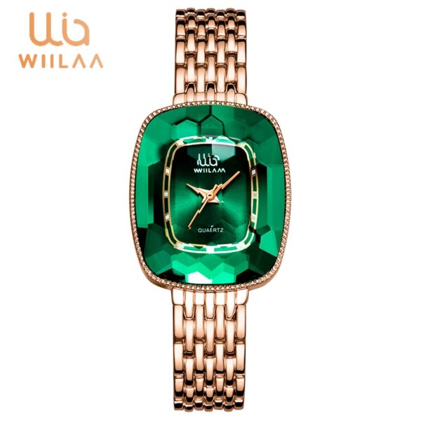 Green Diamond Style Luxury Women Quartz Watch Creative Unique Ladies Wrist Watch For Female Clock relogio feminino - Image 8