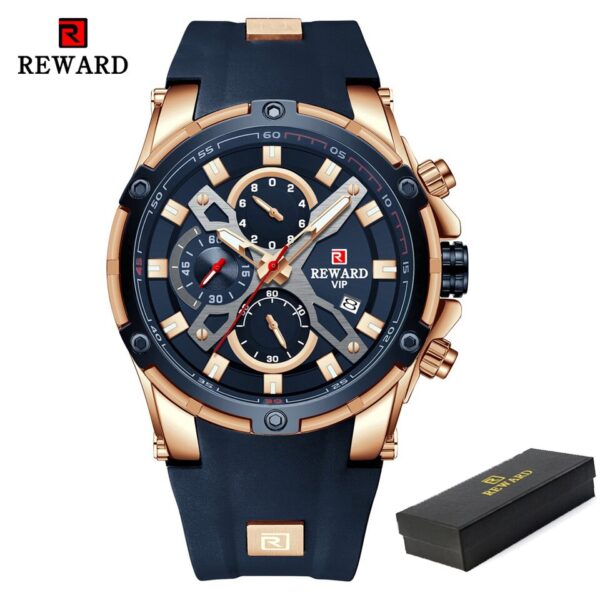 Men Watches Blue Waterproof Top Luxury Brand Chronograph Sport Watch Quartz For Men Wristwatch Military Male - Image 10