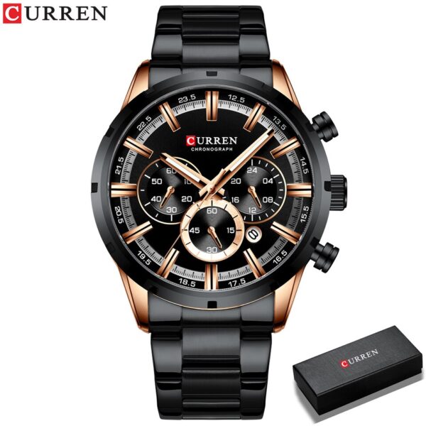 New Men Watches Top Brand Luxury Wrist Watch Quartz Clock Watch Men Waterproof Chronograph - Image 15