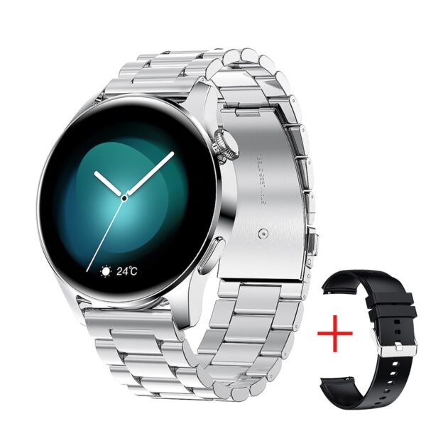 New Bluetooth Call Smart Watch Men Full Touch Sport Fitness Watches Waterproof Heart Rate Steel Band Smartwatch Android iOS - Image 8