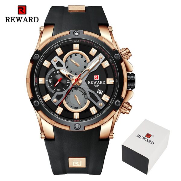 Men Watches Blue Waterproof Top Luxury Brand Chronograph Sport Watch Quartz For Men Wristwatch Military Male - Image 3