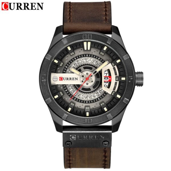 New Men Military Sports Watches Men Quartz Date Clock Man Casual Leather Wrist Watch Relogio Masculino - Image 12