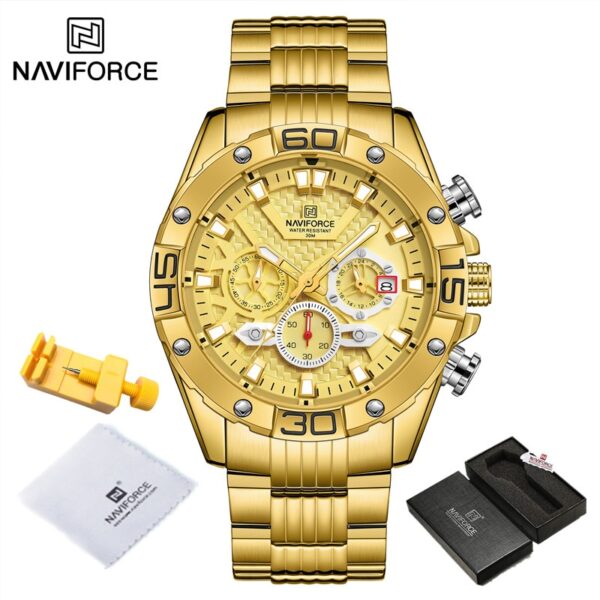 New Watches For Men Luxury Original Classic Quartz Clock Analog Chronograph Sport Waterproof Steel Band WristWatch - Image 12