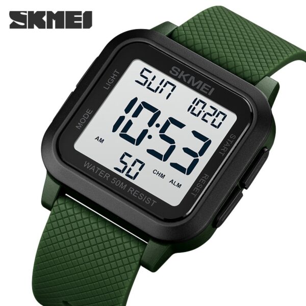 SKMEI Brand Sport Digital Watch Fashion LED Men's Watches Chrono Electronic Wristwatch Waterproof Countdown Clock Reloj Hombre - Image 6