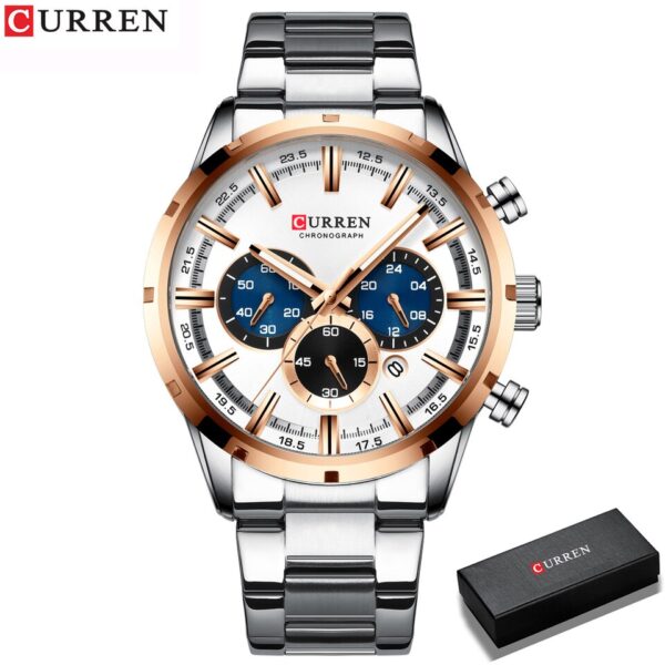 New Men Watches Top Brand Luxury Wrist Watch Quartz Clock Watch Men Waterproof Chronograph - Image 13