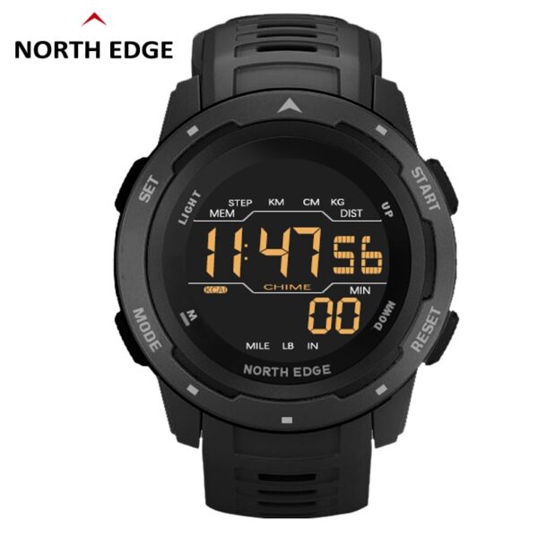 New Men Digital Watch Sports Watches Dual Time Pedometer Alarm Clock Waterproof 50M Digital Watch Military Clock - Image 6