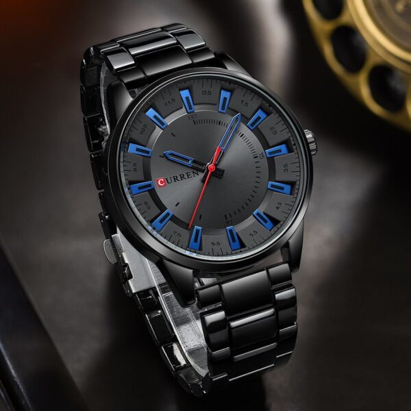 Simple Style Men Watches Quartz Wristwatches Stainless Steel Band Clock Male - Image 9