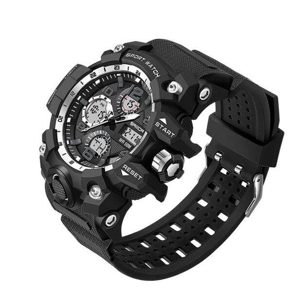 Sports Military Men Watches Waterproof Dual Display Quartz Wristwatch For Male Clock Stopwatch Relogios Masculino - Image 11