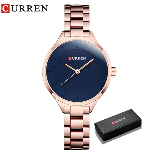 Ladies Watches Stainless Steel Band Quartz Female Wrist Watch Ladies Gifts Clock - Image 3