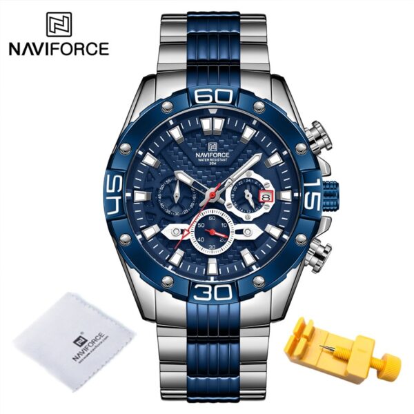 New Watches For Men Luxury Original Classic Quartz Clock Analog Chronograph Sport Waterproof Steel Band WristWatch - Image 14