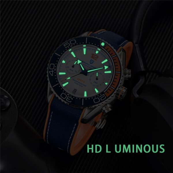 New Diver Watch Men 10Bar Waterproof Date Clock Sport Watches Top Brand Mens Quartz Wrist watch Relogio Masculino - Image 9