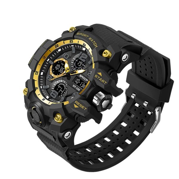 Sports Military Men Watches Waterproof Dual Display Quartz Wristwatch For Male Clock Stopwatch Relogios Masculino - Image 10