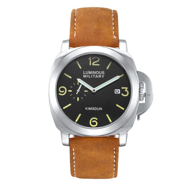 Luxury Top Brand Sport Watch Men Waterproof Quartz Brown Leather Military Wrist Watch Men Army Clock Male relojes hombre hodinky - Image 12