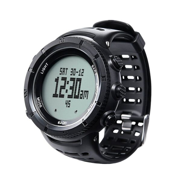 Professional Climbing Hiking Wristwatches Altimeter Barometer Compass Men Digital Sports Watch 50M Waterproof - Image 7