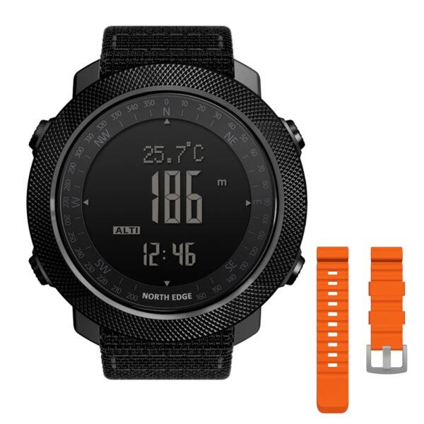 New Men Sport Digital watch Hours Running Swimming Military Army watches Altimeter Barometer Compass waterproof 50m - Image 9