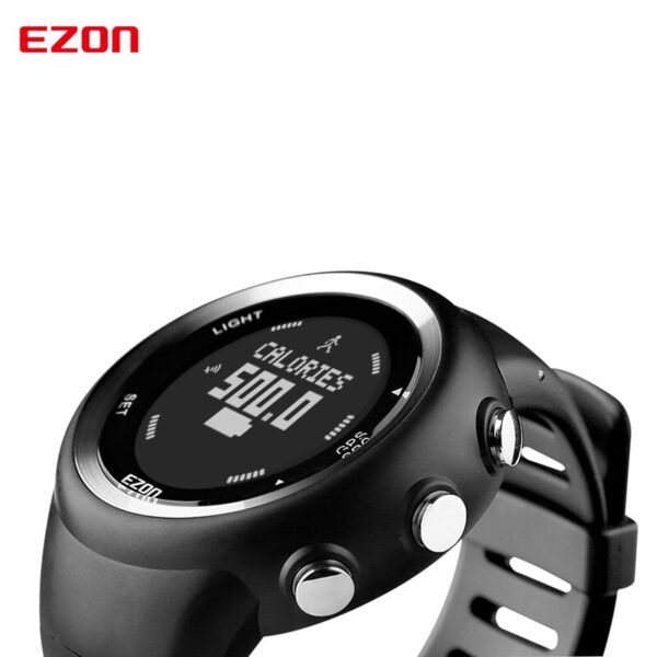 Men Digital Sport Wrist watch GPS Running Watch With Speed Pace Distance Calorie Burning  Stopwatch 50M Waterproof EZON T031 - Image 4