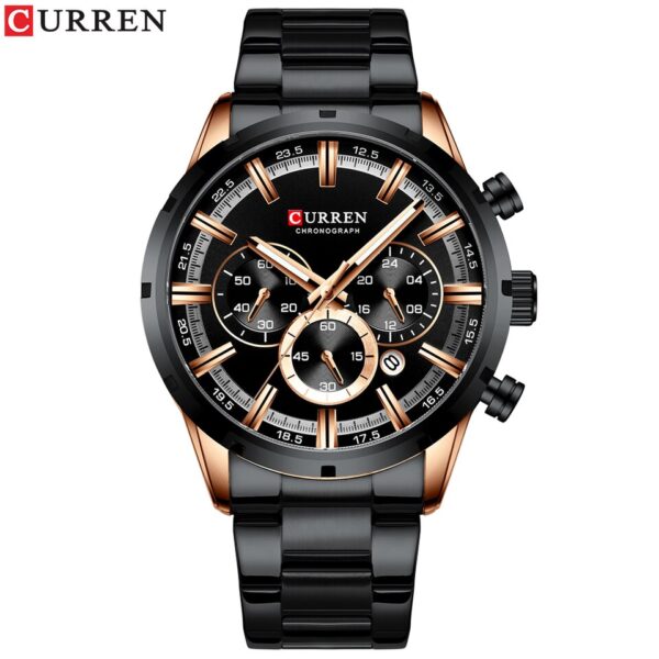 New Men Watches Top Brand Luxury Wrist Watch Quartz Clock Watch Men Waterproof Chronograph - Image 6