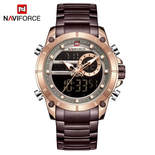 Casual Quartz Watch Men Stainless Steel Men Army Military Led Clock Male Waterproof Watches - Image 13