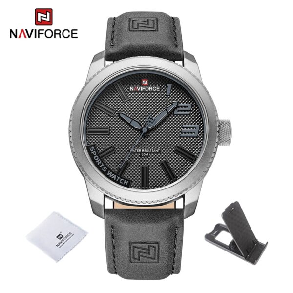 New Male Wristwatch Military Sports Shockproof Waterproof Leather Watch Men Fashion Casual Clock Relogio Masculino - Image 3