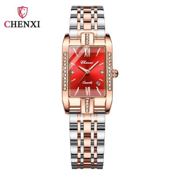 Fashion Woman Watch Luxury Brand Stainless Steel Bracelet Creative Unique Rectangle Watch For Ladies Quality Wristwatch Elegant - Image 7