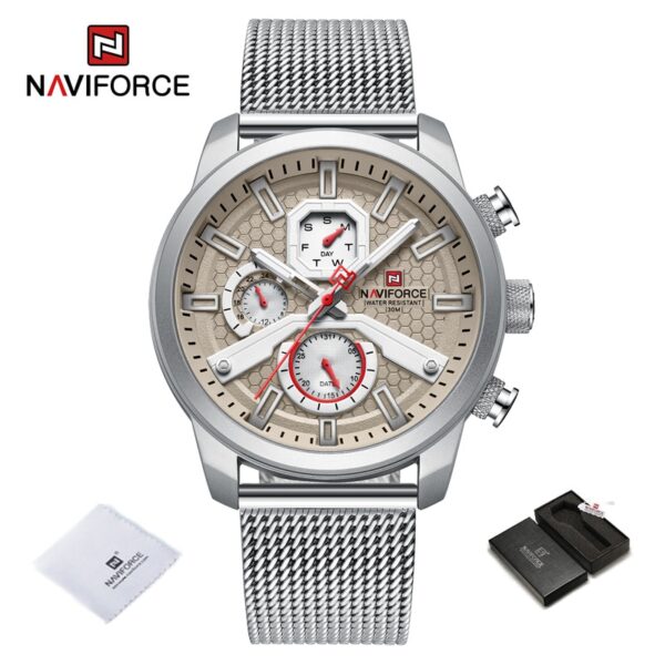 Men Calendar Watches Casual Sport Watch for Men Quartz WristWatch Stainless Steel Strap Watch Relogio Masculino - Image 20