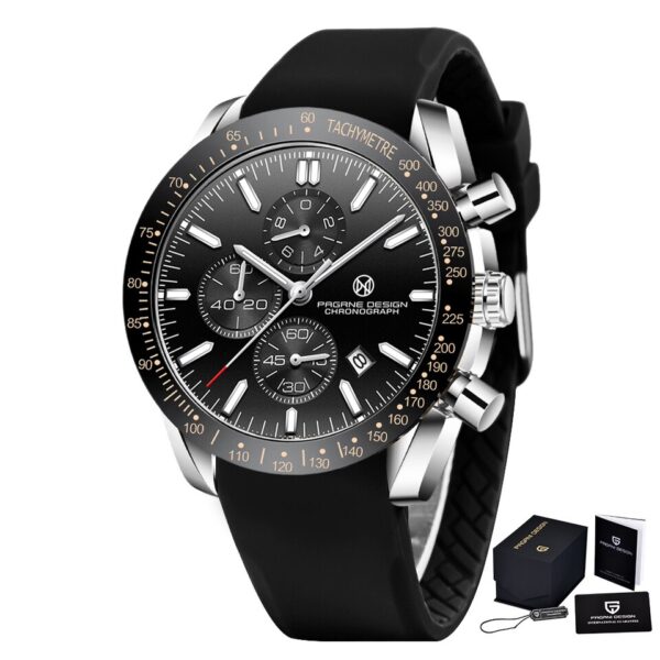 PAGANI DESIGN Men Quartz Watches 44MM Top Waterproof Luxury Business Sapphire Stainless Steel - Image 9