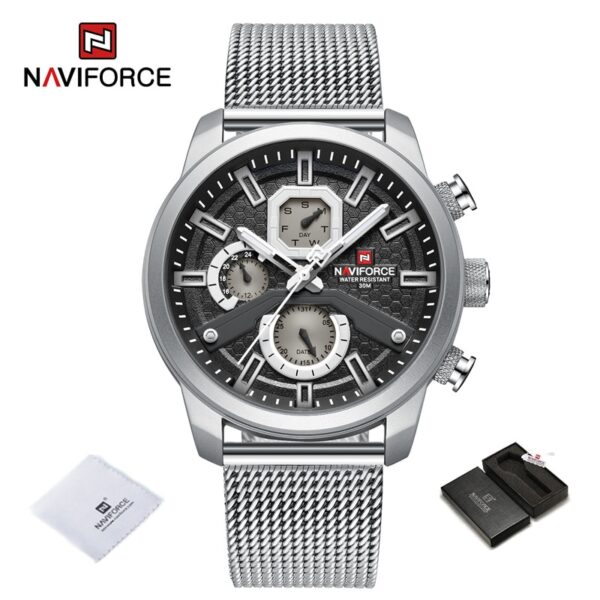 Men Calendar Watches Casual Sport Watch for Men Quartz WristWatch Stainless Steel Strap Watch Relogio Masculino - Image 17