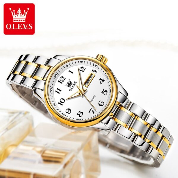 Luxury Quartz Watch for Women Elegant Stainless Steel Watch Luminous Waterproof Wristwatch Ladies Dress Watch - Image 7