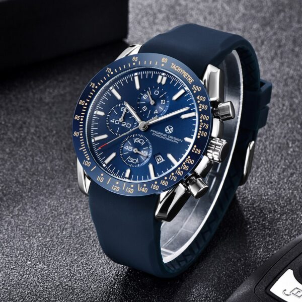 PAGANI DESIGN Business Men Quartz Watch Sapphire Steel Chronograph Cross Country Sports Waterproof Watches - Image 7