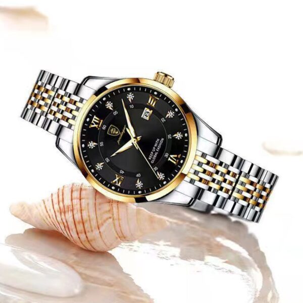 New Women Watch Top Brand Rose Gold Stain Steel Waterproof Date Quartz Ladies Watch Luxury High Quality Clock Gifts - Image 6