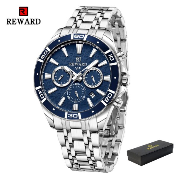 New Design Business Watches for Men Stainless Quartz Wristwatches Waterproof Chronograph Luminous Sport Wrist Watch - Image 14