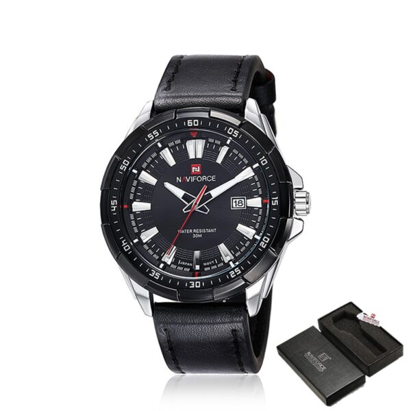 Men Watches Top Luxury Brand Fashion Sport Watches Men Waterproof Quartz Clock Male Army Military Leather Wrist Watch - Image 7