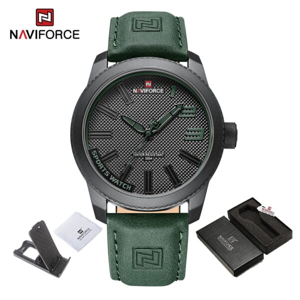 New Male Wristwatch Military Sports Shockproof Waterproof Leather Watch Men Fashion Casual Clock Relogio Masculino - Image 10