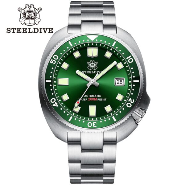 New Men SD1970 SteelDive Mechanical Watch Brand 44MM Men NH35 Dive Watch with Ceramic Bezel Watch - Image 7