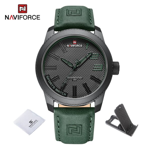 New Male Wristwatch Military Sports Shockproof Waterproof Leather Watch Men Fashion Casual Clock Relogio Masculino - Image 9