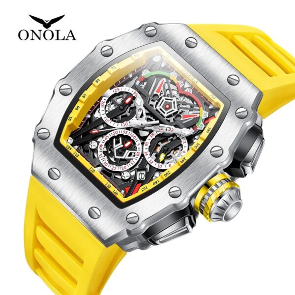 Watches Men Top Brand Men Luxury Watch Multifunctional Sports Waterproof Chronograph Luminous Quartz Watches - Image 2