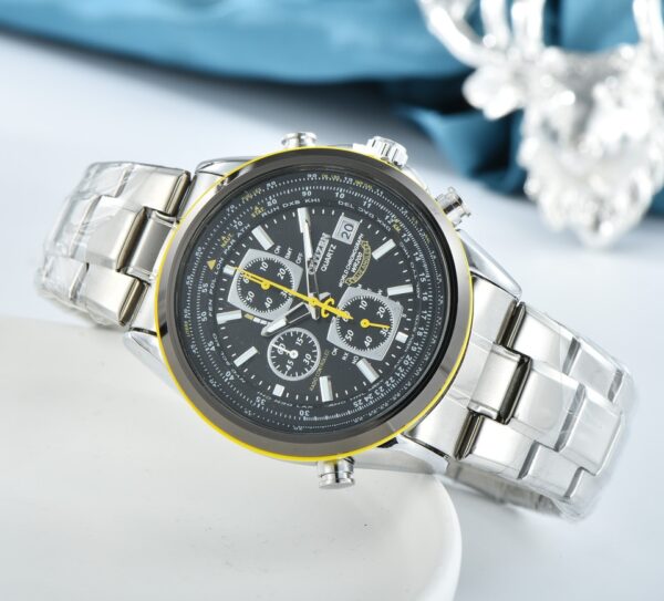 Men Watches Luxury Trend Quartz Clock Luminous Calendar Waterproof Multi Function Fancy Round Automatic Watch Stainless - Image 5