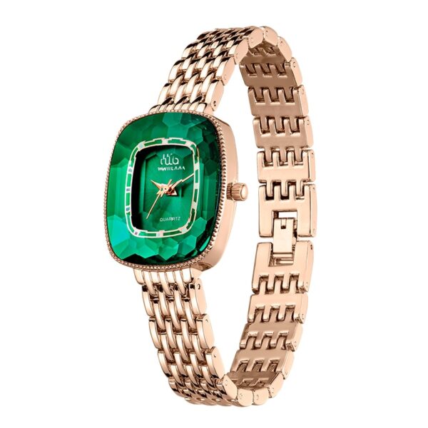 Green Diamond Style Luxury Women Quartz Watch Creative Unique Ladies Wrist Watch For Female Clock relogio feminino - Image 5