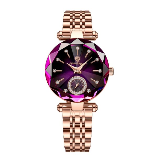 Luxury Women Watch Top Brand Fashion Waterproof Stainless Steel Diamond Ladies Quartz Wristwatch Montre Femme Beautiful - Image 3