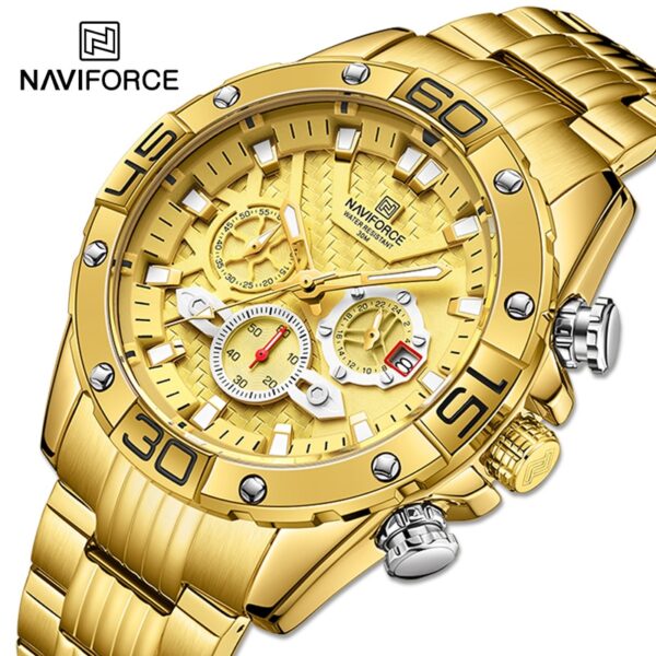 New Watches For Men Luxury Original Classic Quartz Clock Analog Chronograph Sport Waterproof Steel Band WristWatch - Image 6