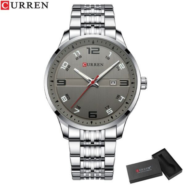 New Business Men Luxury Watches Stainless Steel Quartz Wrsit watches Male Auto Date Clock with Luminous Hands - Image 12