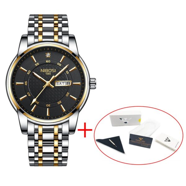 Gold Watch for Men Waterproof Sports Men Watch Top Brand Luxury Clock Male Business Quartz Wristwatch Relogio Masculino - Image 8