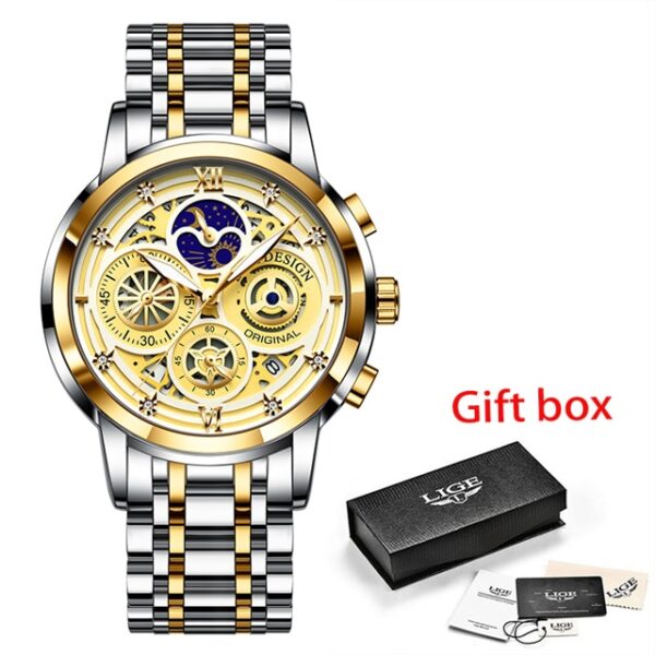 Ladies Watch Woman Luxury Fashion Waterproof Watch for Women Watches Quartz Stainless Steel Clock Gift Relogio Feminino+Box - Image 6