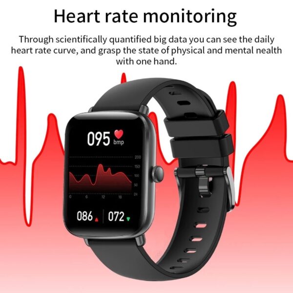 New Bluetooth Heart Rate Monitor Smart Watch Men Full Touch Dial Call Fitness Tracker IP67 Waterproof Smartwatch Men women - Image 9