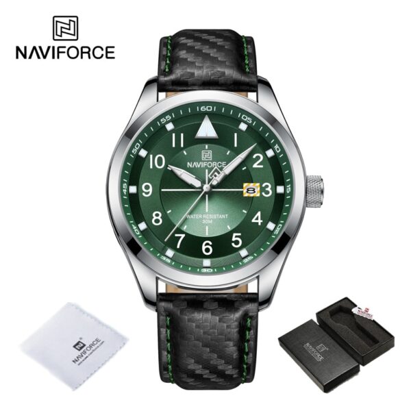 New Men Quartz Watches NAVIFORCE Business Luminous Waterproof Clock Leather Strap Wristwatches for Men Relogio Masculino - Image 10