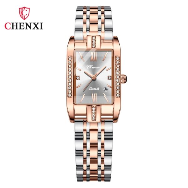 Fashion Woman Watch Luxury Brand Stainless Steel Bracelet Creative Unique Rectangle Watch For Ladies Quality Wristwatch Elegant - Image 8