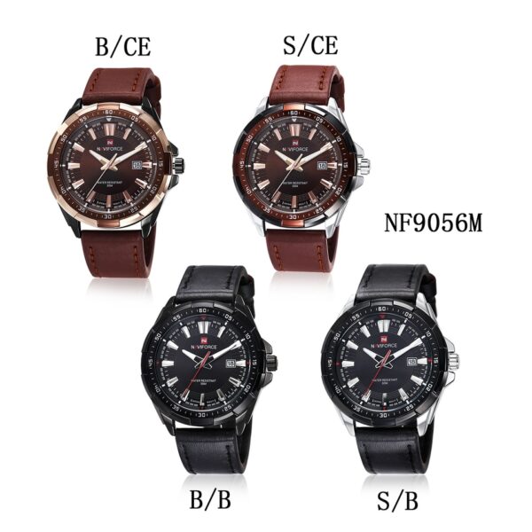 Men Watches Top Luxury Brand Fashion Sport Watches Men Waterproof Quartz Clock Male Army Military Leather Wrist Watch - Image 4