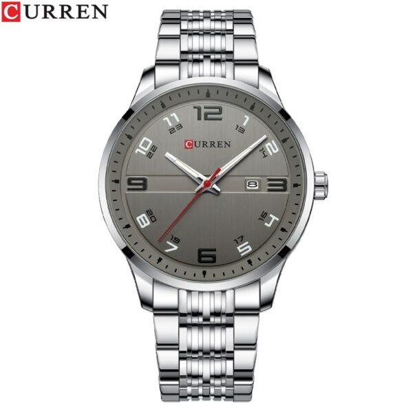 New Business Men Luxury Watches Stainless Steel Quartz Wrsit watches Male Auto Date Clock with Luminous Hands - Image 5