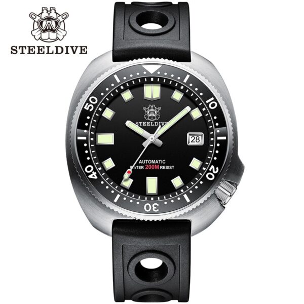 New Men SD1970 SteelDive Mechanical Watch Brand 44MM Men NH35 Dive Watch with Ceramic Bezel Watch - Image 12