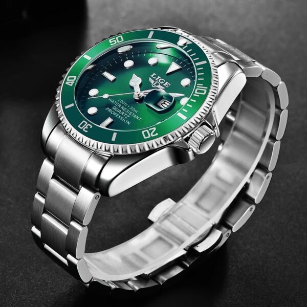 New Diver Watch Men 30ATM Waterproof Date Clock Sport Watches Mens Quartz Wristwatch Relogio Masculino - Image 4